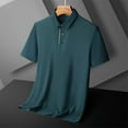 thumbnail image 7 of Men's Ice Silk Quick Dry Short Sleeve Polo Shirt, 7 of 7