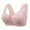 Pink#1, variant on JGTDBPO Front Closure Bras For Women No Underwire Plus Size Full Coverage Bras Front Snap Bras Post Surgery Front Closure Brassiere Sports Bra Wireless Minimizer Bra Everyday Bra