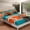 Turquoise Orange, variant on Erosebridal American Football Twin Sheet Sets, Eat Sleep Bedding Twin Size, Sports Lover Bed Sheets Twin, Microfiber Room Decoration, 3-Piece