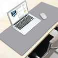 thumbnail image 4 of Mouse Pad Gray, Grey Large Office Decor Desk Mat, Non-Slip Rubber Desk Pad Protector, Laptop Computer Gaming Mouse Pad XL, Waterproof Solid Mouse Mat for Home, 31.5'''' x 11.8'''', 4 of 6