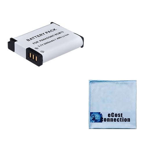 Batterie DMW-BCM13 pour Tissu en Microfibre Panasonic + eCostConnection