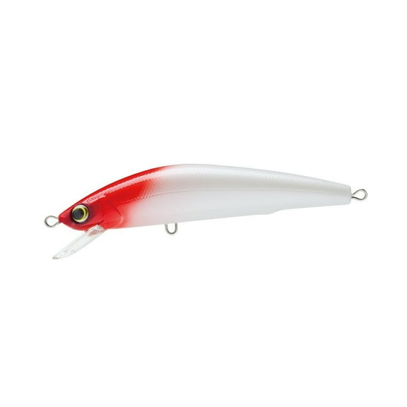 Yo-Zuri Mag Minnow Floating Diver Striper Barra Lure, 125mm (5"), Pearl Redhead
