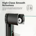 thumbnail image 4 of Leumius 44"-48"W*72" H Semi-Frameless Double Sliding Shower Door, Bypass Shower Door, 1/4" (6mm) Thick SGCC Tempered Glass Door, Matte Black02, 4 of 8
