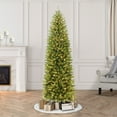 thumbnail image 5 of Puleo International 7.5 ft. Pre-Lit Slim Fraser Fir Artificial Christmas Tree with 500 Clear UL listed Lights, 5 of 6
