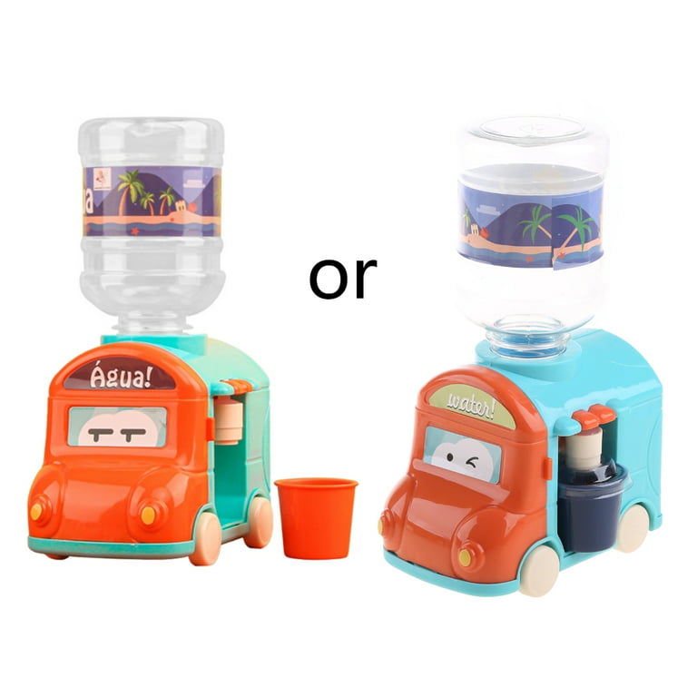 Simulation Car Shape Mini Water Dispenser for Kids Cold/Warm Water Drinking  Toy