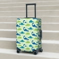 thumbnail image 5 of Yiaed Cute Dinosaur Blue Green Print Travel Luggage Cover Suitcase Protector Fits 18-32 Inch Luggage Wheel Covers Patterned Elastic Luggage Anti-scratch（No luggage）（No luggage）-, 5 of 5