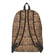 thumbnail image 3 of Book Lover School Backpack with Reading Themed Design, Bookshelf Bookcase Wall and Bookmark Print, Born to Read Daypack, 3 of 4