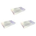 thumbnail image 1 of 3X Acrylic Transparent Water Cup Tray Teacup Jewelry Storage Tray Simple Color Dessert Decorative Tray, 1 of 6