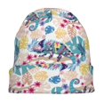 thumbnail image 7 of Naloa Colorful Chameleons Soft Beanie Hat, Knit Beanie Daily Beanie in Fine Knit for Women Men Winter Travel, Outdoor, 7 of 7