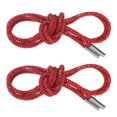 thumbnail image 1 of Uxcell 1-Par de Cordones de Rhinestone 47" Cuerdas de Cristal para Zapatillas Rojas, 1 of 1