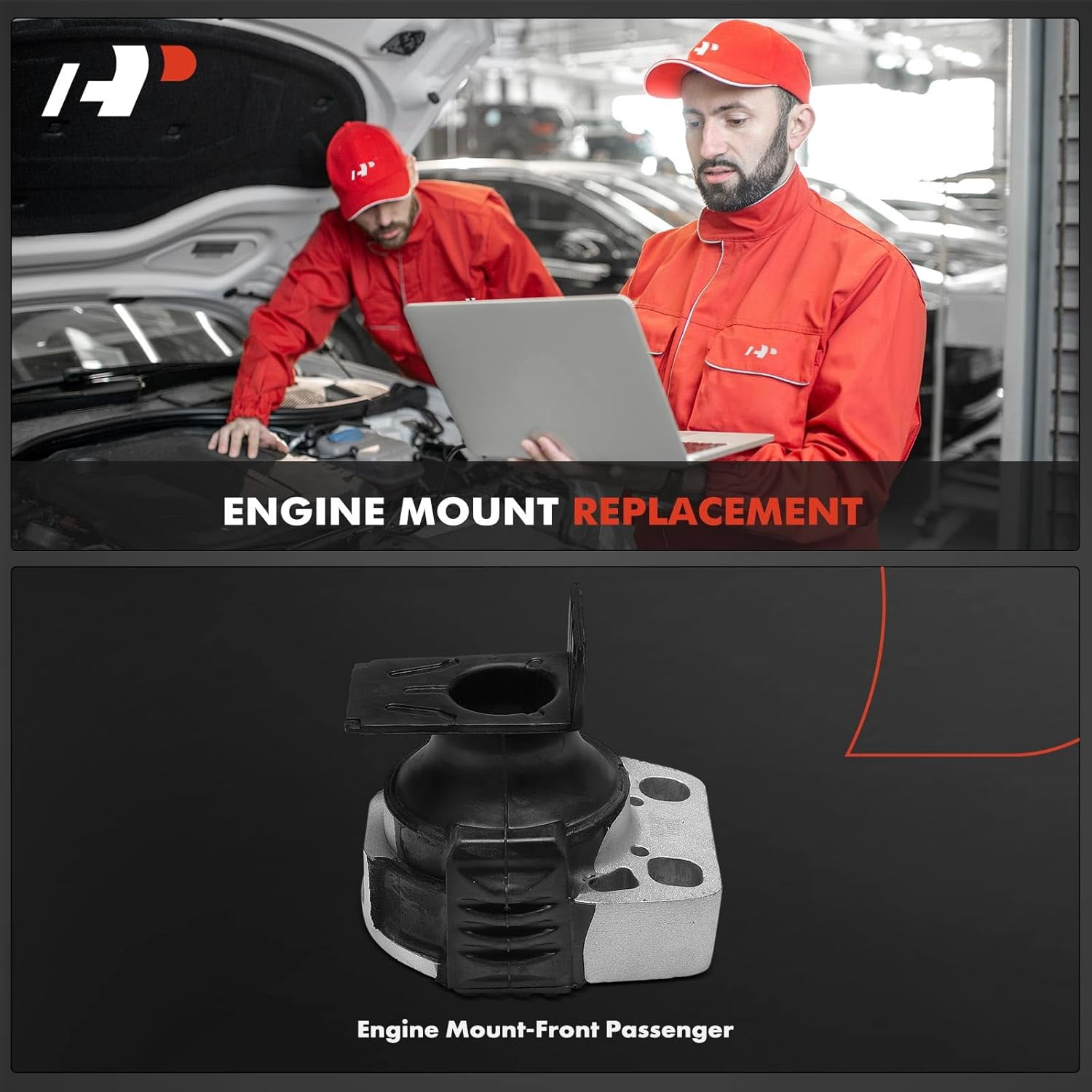 A-Premium Front Right Passenger Side Engine Motor Mount Compatible with Ford Focus 2003-2018, Transit Connect 2010-2013 & Mazda 3 2004-2013, 5 2006-2010, 3 Sport 2011-2013 & Volvo C30 2011-2012