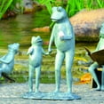 thumbnail image 3 of Summertime Treat Frog Parent and Child Aluminum Garden Sculpture, 3 of 3
