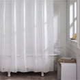 thumbnail image 7 of 1*Shower Curtain Clearance! Modern Plain Color Peva Shower Curtain Hotel Bathroom Curtain Door Curtain Partition, 7 of 7