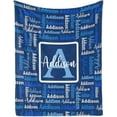 thumbnail image 3 of Name Blanket Personalized Blanket for Adult Kids Flannel Customized Personalized Blankets and Throws, 3 of 6