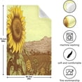 thumbnail image 3 of Coolnut 6 Pack Sunflowers Kitchen Towels Highly Absorbent, Super Soft Dishcloths 18 x 28 Inches Reusable Quick Drying Tea Towels Set for Home,Kitchen Decor Wash cloth, 3 of 7