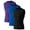 02#purple/blue/black, variant on Toptie Men's 3 Pack Workout Tank Top, Compression Shirts Sleeveless, Athletic Muscle Vest for Gym-02#White/Grey/Black-L