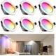 thumbnail image 1 of 6pack Led Recessed Ceiling Light 10w Dimmable Downlight 800lm Rgb+cct+ac85 265v Bluetooth Spotlight For Living Room, 1 of 5