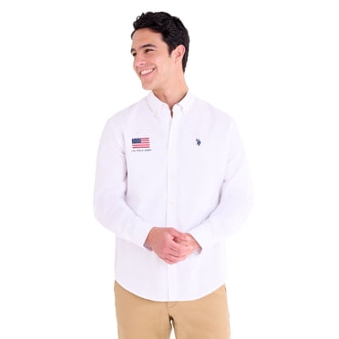 U.S. Polo Assn. Men's Long Sleeve Americana Oxford Shirt