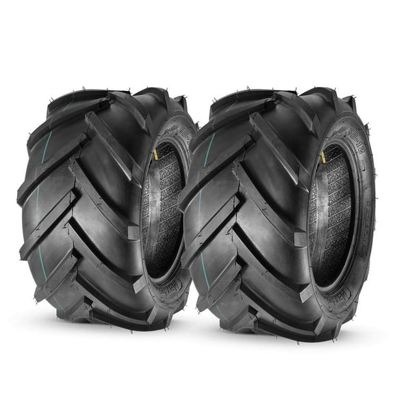 MaxAuto Pneus de Tondeuse 23x10.50-12 23x10.5x12 Pneu de Tracteur de Jardin 23x10.50 12 NHS AG Pneus pour Tracteur de Pelouse Tondeuse, Homologués 6 Plis Sans Chambre à Air, Ensemble de 2