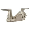 thumbnail image 2 of Faucet 4" Deck Lav Brushed Nickel 2-Lever Handle, 2 of 3
