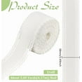 thumbnail image 2 of 5 Yards White Scalloped Edge Ribbon 1-1/2 inch Lace Edge Corduroy Ribbon Scalloped Edge Crocheted Lace Trim Fabric for Scrapbooking Wrapping Sewing Craft Wedding Home Décor, 2 of 8