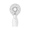 White, variant on Handheld Fan for Dorm, Exhibitions, Gardening & Pet Care - Compact Rechargeable Personal Cooling Fan - Lightweight Portable USB Fan for Study, Outdoor Work, Travel