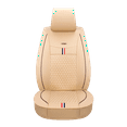 thumbnail image 2 of Leadwolf Front Car Seat Covers Leather for SEAT for Tarraco 2018-Present 2 Seats Airbag Compatible Water Resistant Front Set Cushion Protector 2PCs Beige, 2 of 8