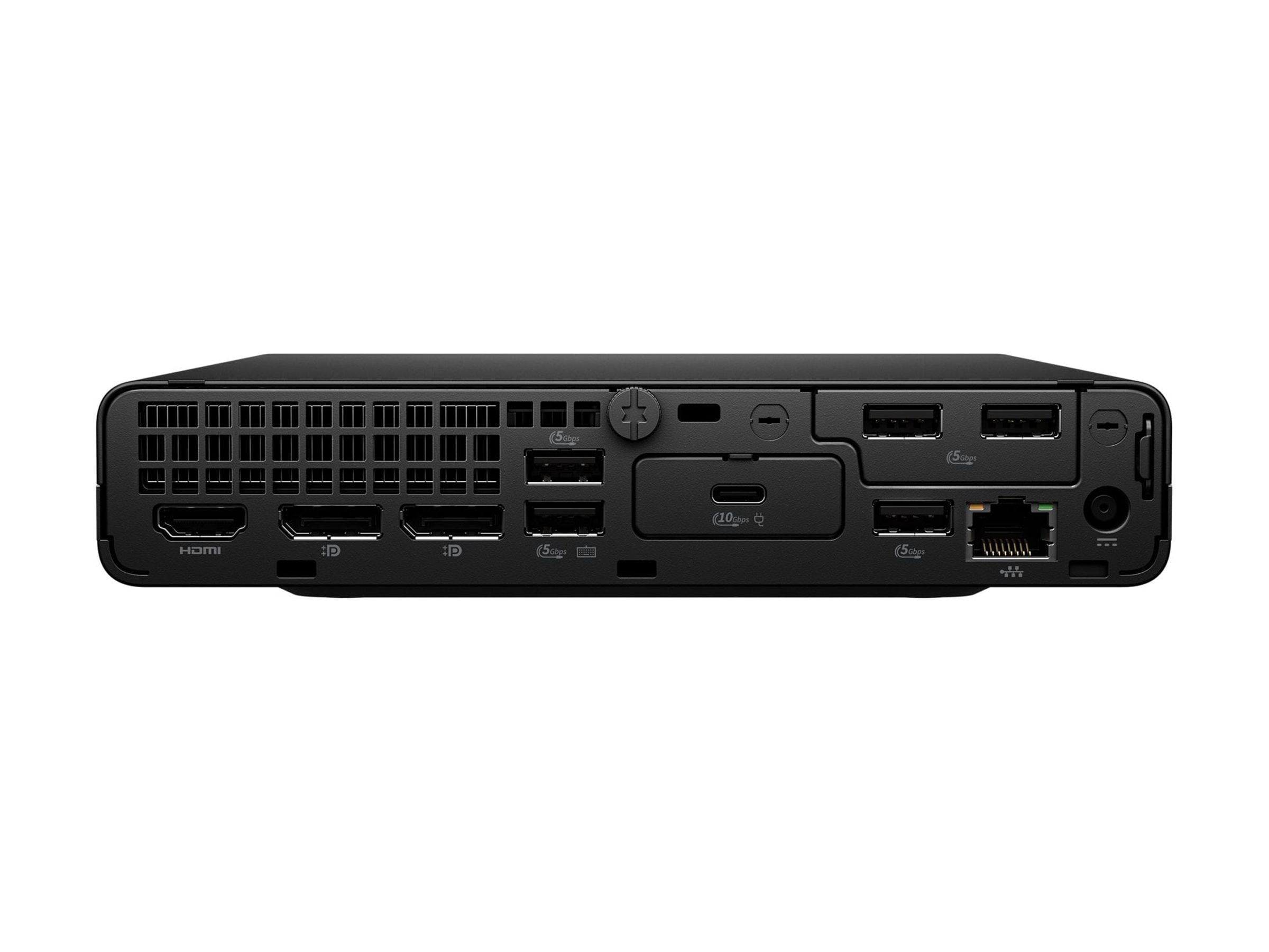 HP ProDesk 4 G1i Desktop Computer - Intel Core Ultra 7 265T - vPro Technology - 16 GB - 512 GB PCI Express NVMe SSD - Mini PC - Jack Black - Intel Q870 Chip - Windows 11 Pro - Intel DDR5 SDRAM - Wi...