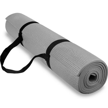 Spoga 1/4-Inch Anti-Slip Exercise Yoga Mat with Carrying