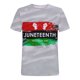 thumbnail image 4 of Juneteenth Fashion - Camiseta informal para mujer, cuello redondo, manga corta, blusa Fridja  hjk1606, 4 of 5