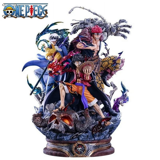 Figuras de acción de One Piece de 23 cm, Luffy, Trafalgar 3, Capitán, colección de figuras de acción, adorno de PVC, modelo de juguete, regalo