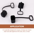 thumbnail image 2 of Miangastore Kazoo Silicone Cover Kazoo Protection Covers Silicone Black 6Set, 2 of 8