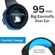 thumbnail image 5 of Hunterspider V3 Auriculares para juegos Auriculares estéreo con cancelación de ruido Auriculares con micrófono LED para juegos Auriculares, Negro Azul Inevent EL000004-01B, 5 of 7
