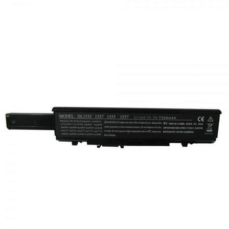 DELL Studio 1558 6600mAh 73Wh 9 Cell Li-ion 11.1V Black Compatible Battery