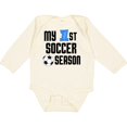 thumbnail image 3 of Inktastic My 1st Soccer Season Boys Long Sleeve Baby Bodysuit, 3 of 5
