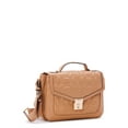 thumbnail image 4 of Time and Tru Women's Kate Flap Front Crossbody Handbag, Quilted Golden Honey, 4 of 5