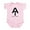 Petal Pink, variant on CafePress - AT Hiker Infant Bodysuit - Baby Light Bodysuit, Size Newborn - 24 Months