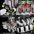 thumbnail image 2 of Kit de motor modelo Mould King 10087 L4 con 1787 piezas para mayores de 14 años, 2 of 6