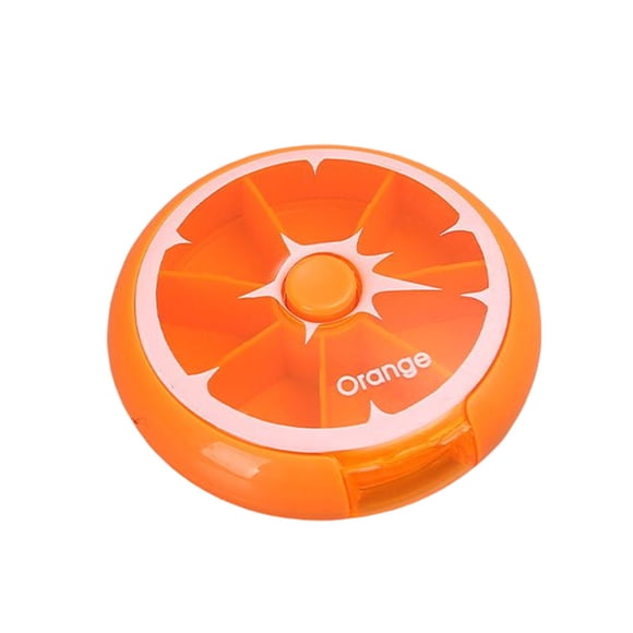 Inteprter Pastillero de 7 rejillas, dispensador de almacenamiento de dulces, contenedor portátil para el hogar, la escuela, el viaje, el Type3 NO3