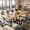 Warm Brown, variant on Fnova 94"Large Conference Table for 8-10 People, Modern Executive Meeting Table with Cable Management & Adjustable Feet, Heavy-Duty Office Conference Desk for Boardroom, Training Room