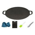 thumbnail image 1 of Barbacoa Parrilla Pan Zulema Utensilios Plancha portátil Pan Parrilla Pan 28cm Sartén para barbacoa, 1 of 8