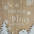 thumbnail image 5 of 13.75" Framed "This Is As Merry As It Gets" Christmas Wall Sign, 5 of 9