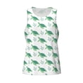 thumbnail image 4 of Easygdp Turtle Men's Tank Top, Sleeveless Muscle T Shirts, Breathable, Quick-Dry, Loose for Gym, Running, Fitness - Large, 4 of 9