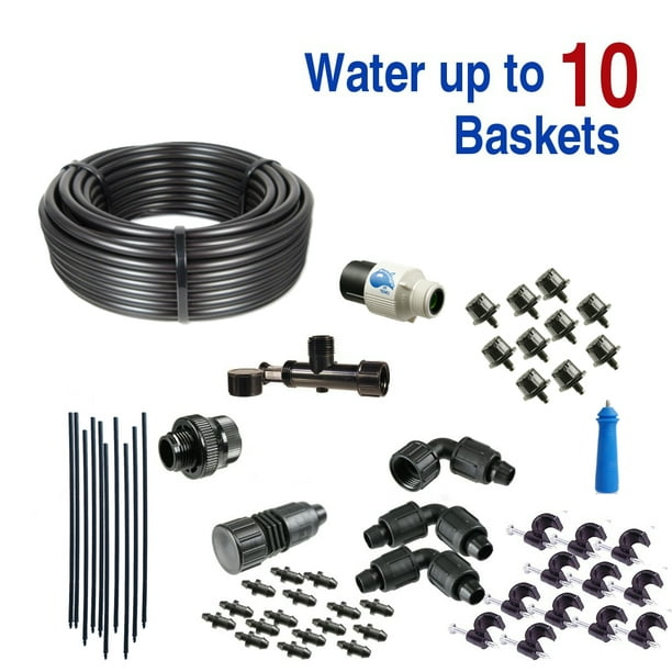 Standard Drip Irrigation Kit for Hanging Baskets