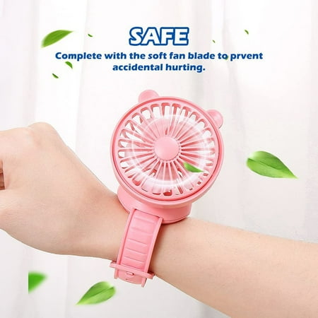

Ventilador De Aire Frio Mini Wrist Fan For Kids Small Folable Watch Fan With Comfortable Wrist Strap Mother s Day gifts for Classroom