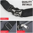 thumbnail image 5 of Nylon Large Capacity Waist Pack for Men Women - Crossbody Shoulder Chest Bag, Travel Fanny Pack, Cell Phone Messenger Bag for Hiking, Running, Outdoor Sports, 5 of 9