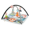 Fisher-Price 3-in-1 Music, Glow and Grow Gym, Machine Washable Infant Activity Play Mat for Tummy Time and Take Along