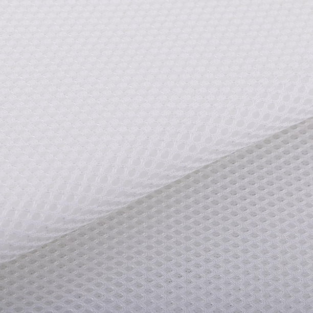 GUOOL 1 Yard Polyester Mesh Fabric Three Layers Net Fabric Cloth Outdoor  White