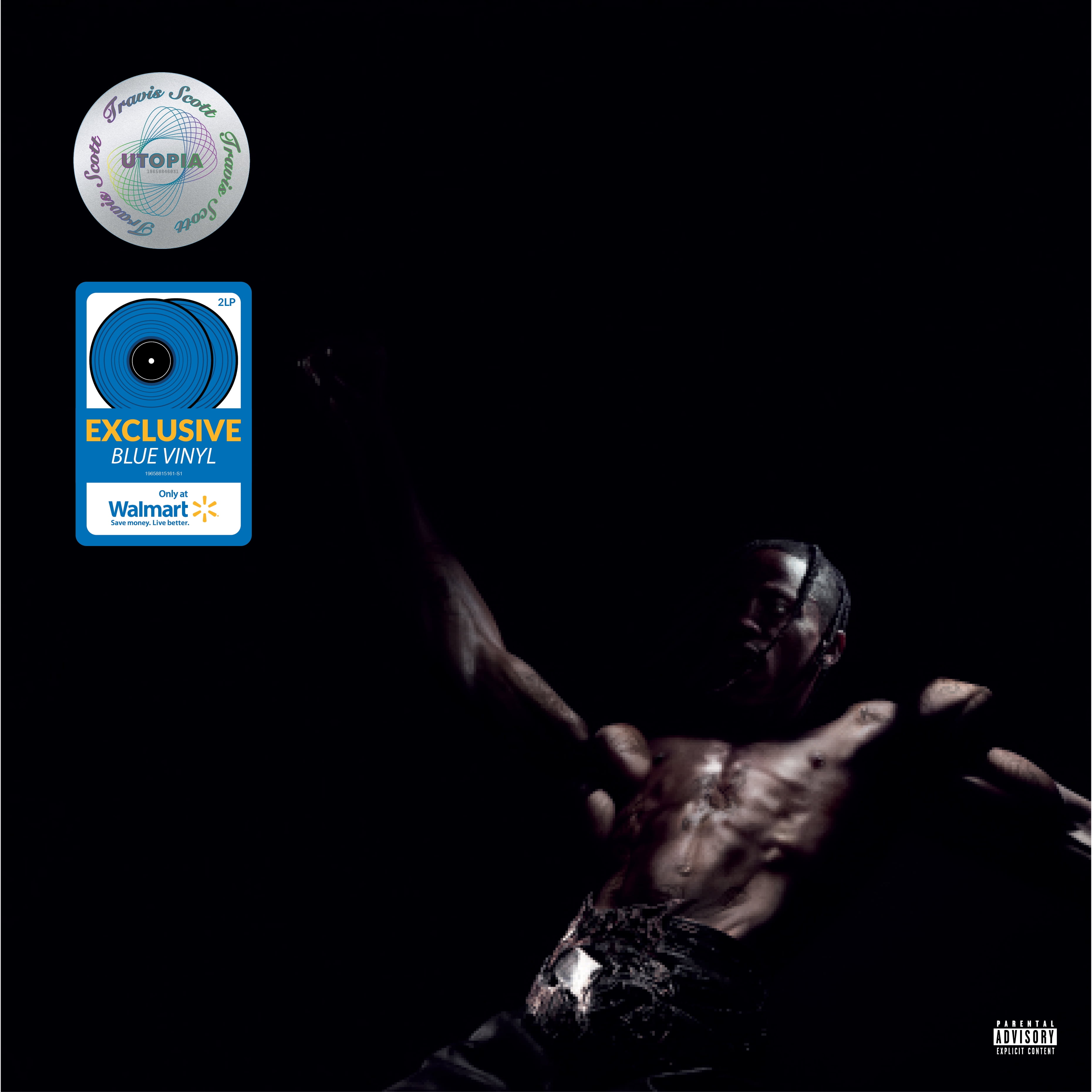 Travis Scott - UTOPIA (Walmart Exclusive Opaque Blue Vinyl) - Rap / Hip-Hop  - 2 LP