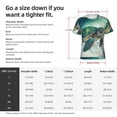 thumbnail image 4 of Bixox Men's Watercolor Turtle1 Printed Short Sleeve Skinny Athletic T-Shirt, 4 of 6